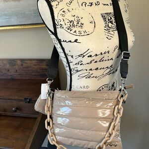 Stylish Beige Crossbody Bag